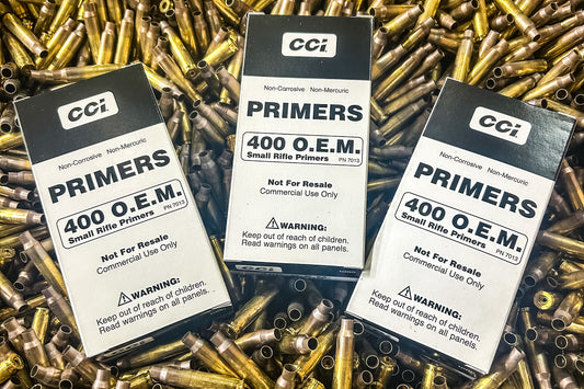 New LAKE CITY 5.56 Brass Only w/ CCI #400 Primers
