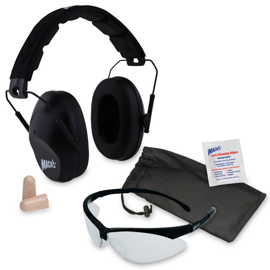 Shooting Double-Up® Earmuff Safety Kit