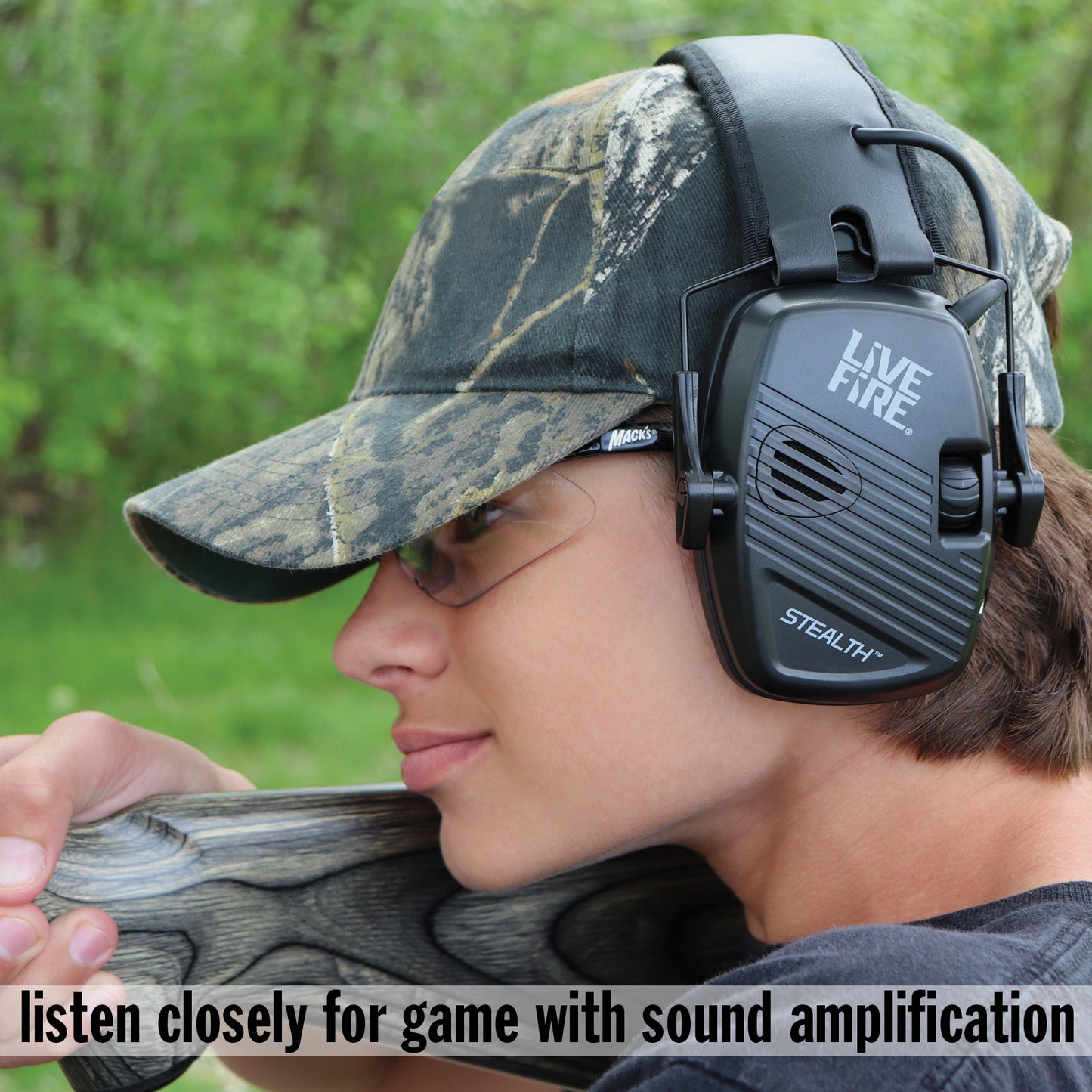 Live Fire® Stealth™ Electronic Shooting Earmuffs